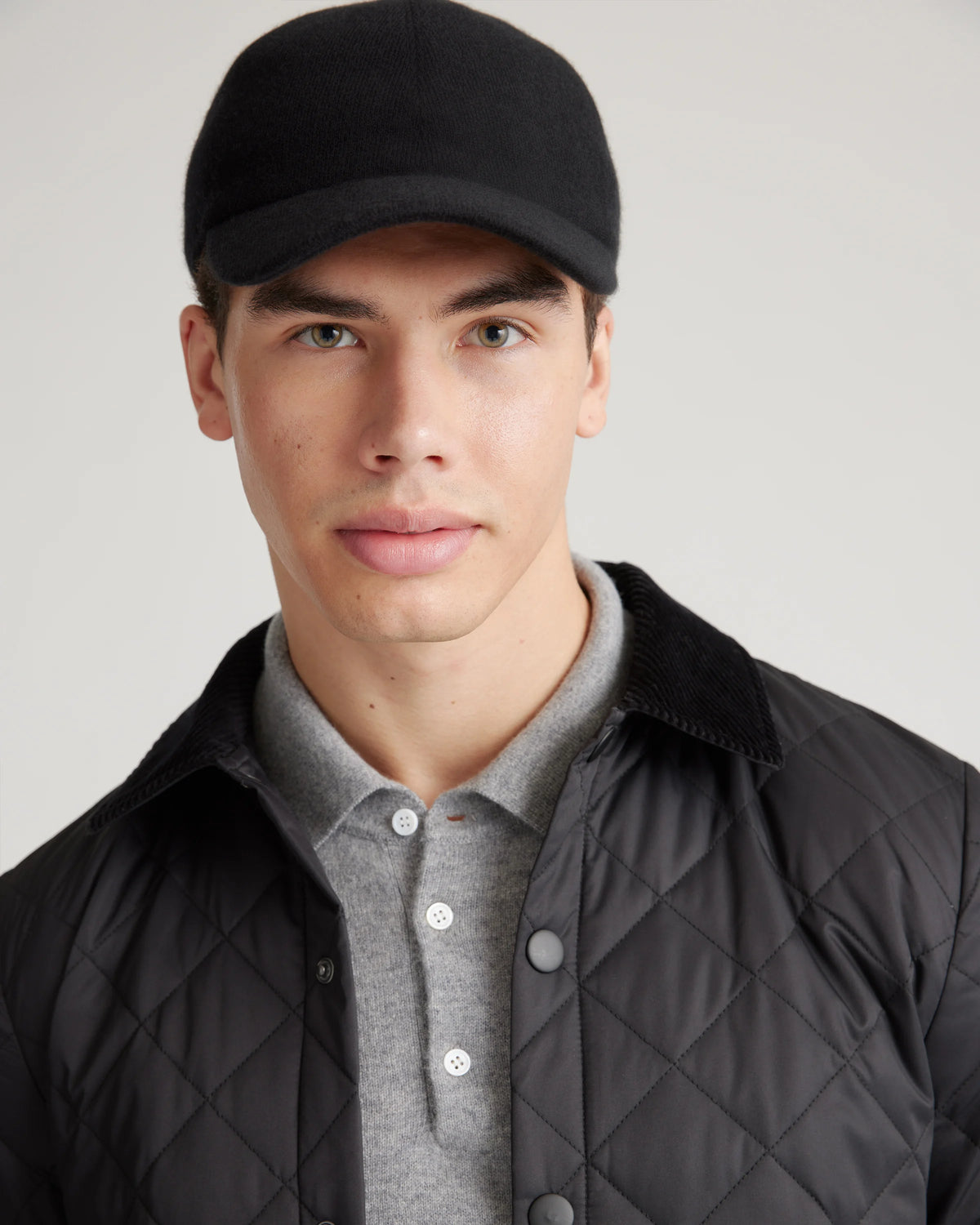 Cashmere Baseball Cap - XS/S / Black Main image