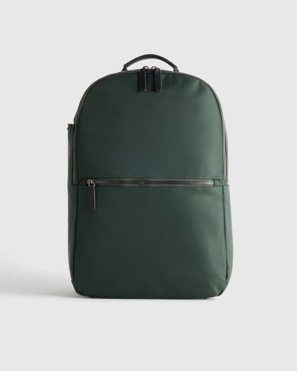 Voyage Nylon Slim Travel Backpack - One Size / Dark Green