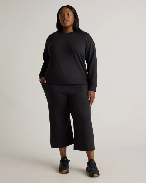 SuperSoft Fleece Crew - 1X / Dried Fig
