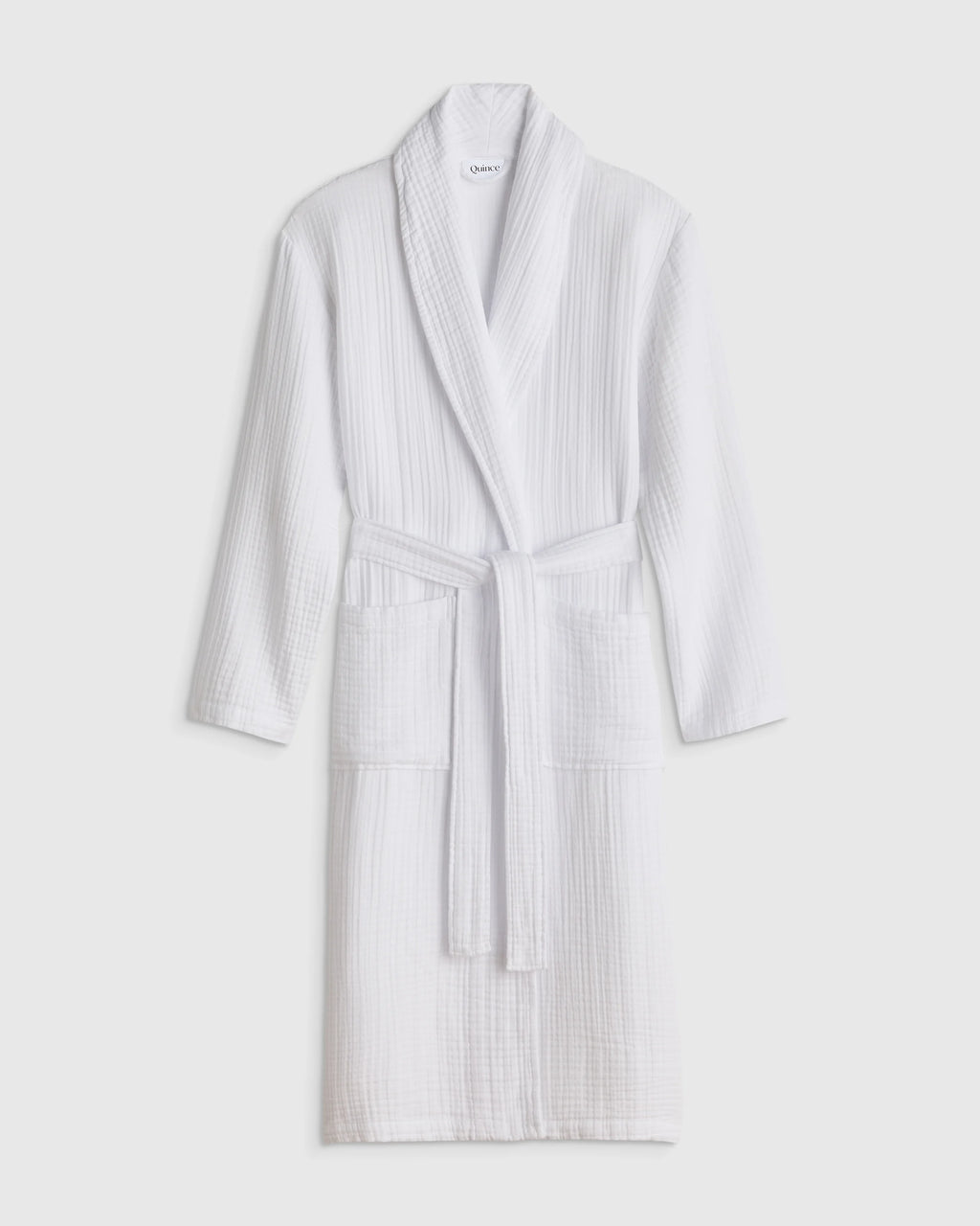 Soft Layered Turkish Cotton Robe - XS / White