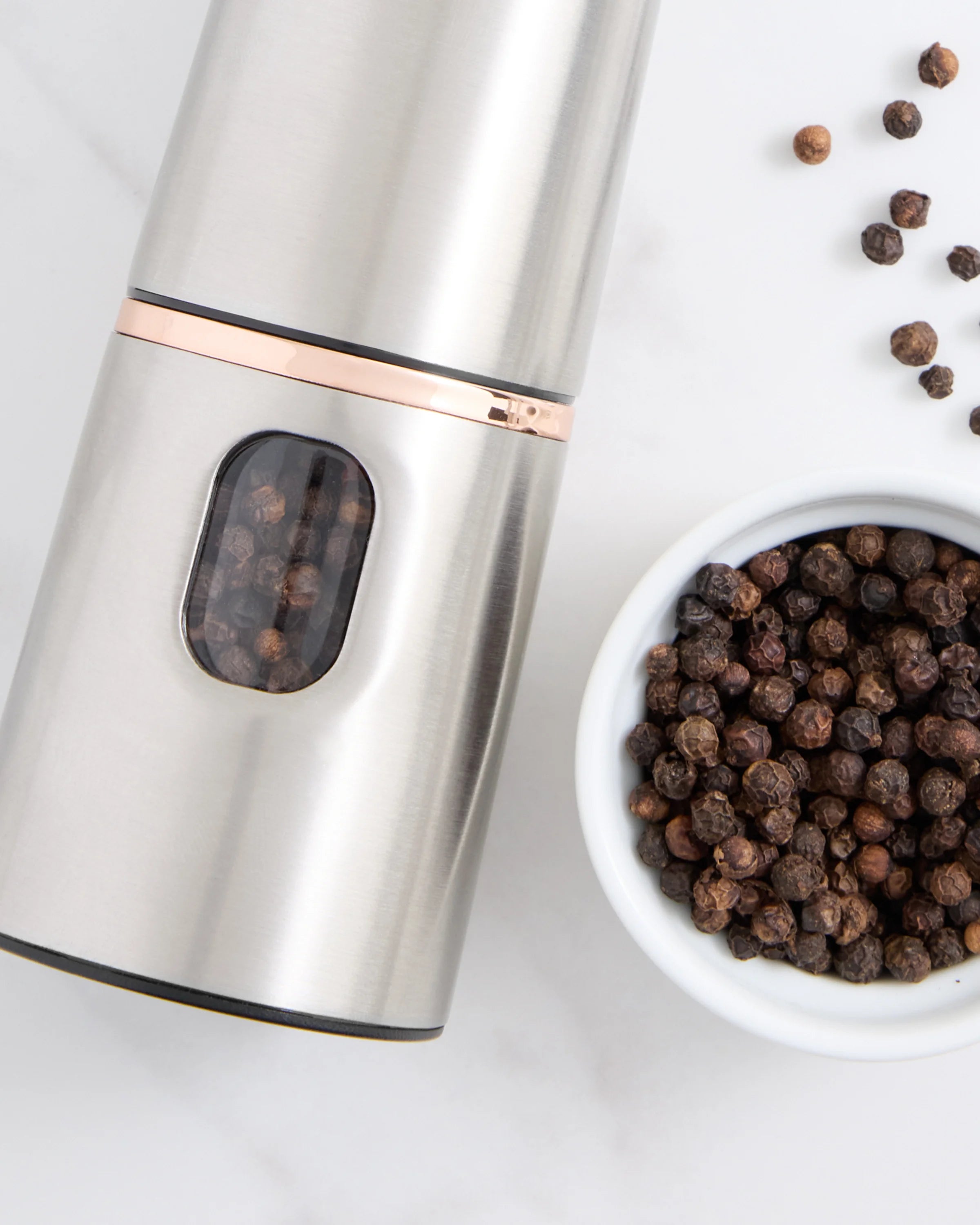 Stainless Steel Electric Pepper Mill - One Size / No Color Secondary image