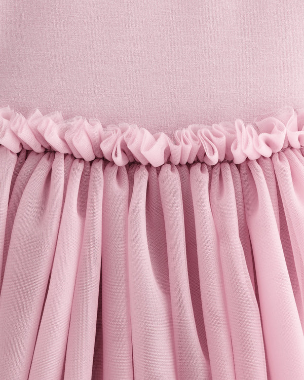 Organic Cotton Tulle Tutu Dress - 6-9M / Lilac Mauve
