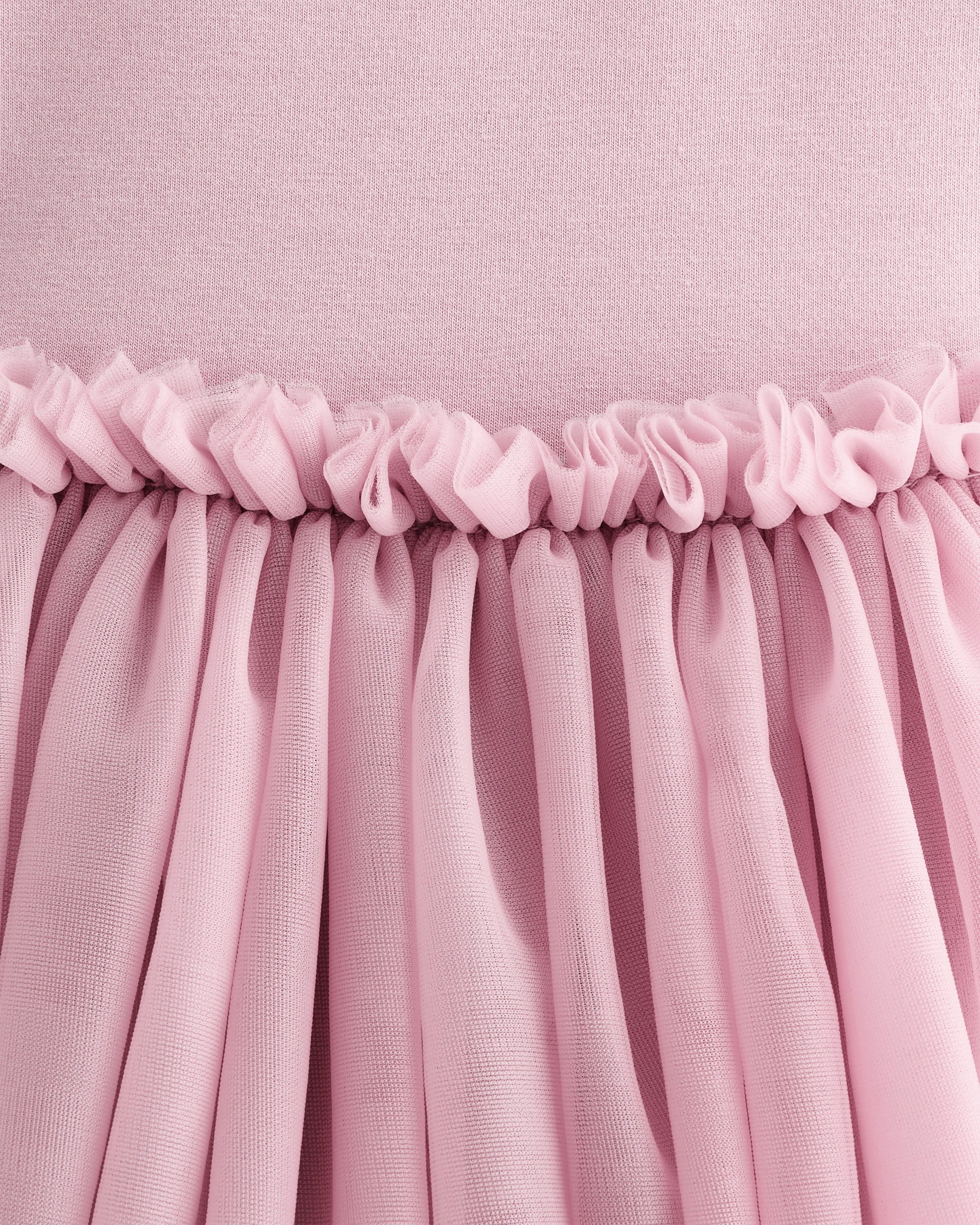 Organic Cotton Tulle Tutu Dress - 6-9M / Lilac Mauve Secondary image