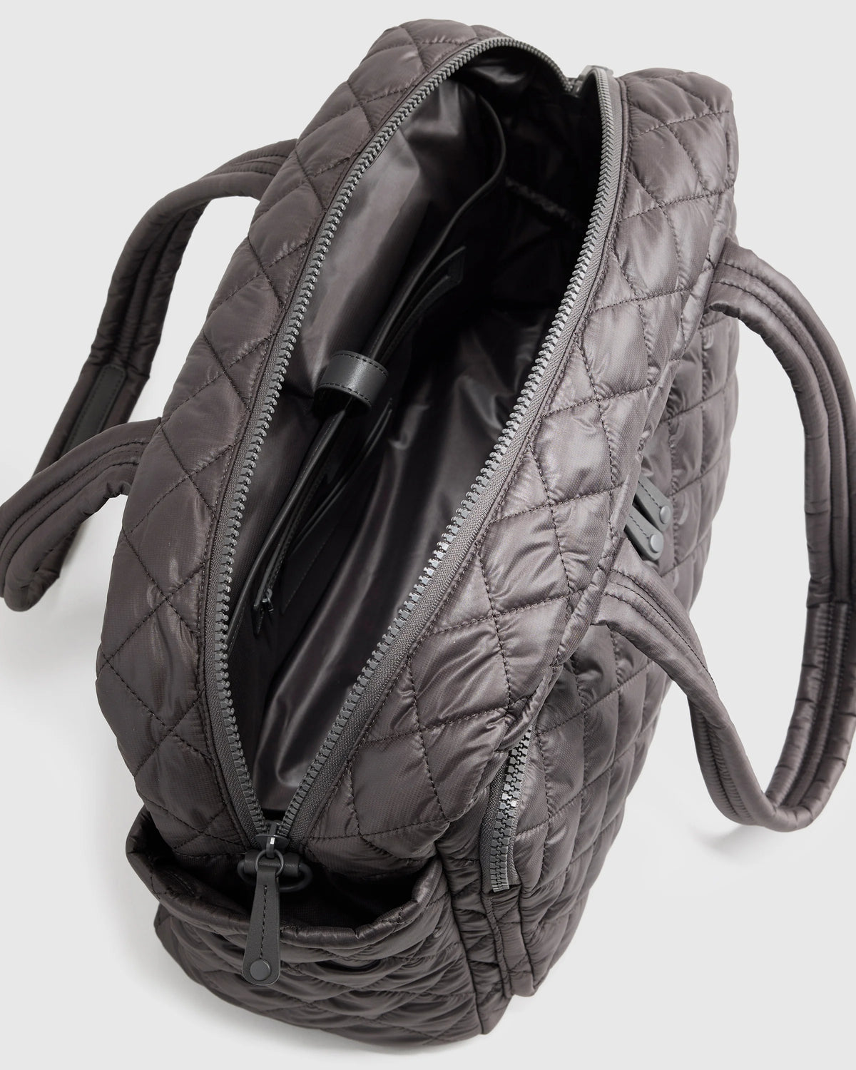 Transit Quilted Duffle Bag - One Size / Taupe Brown
