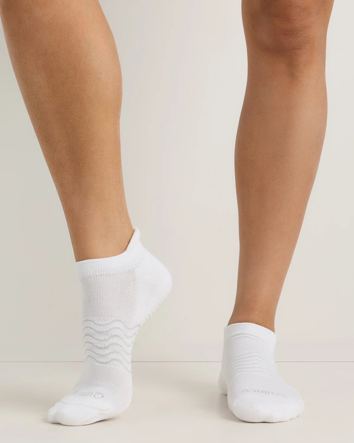 Everyday Cotton Pilates Gripper Ankle Socks (4-pack) - S / White Main image