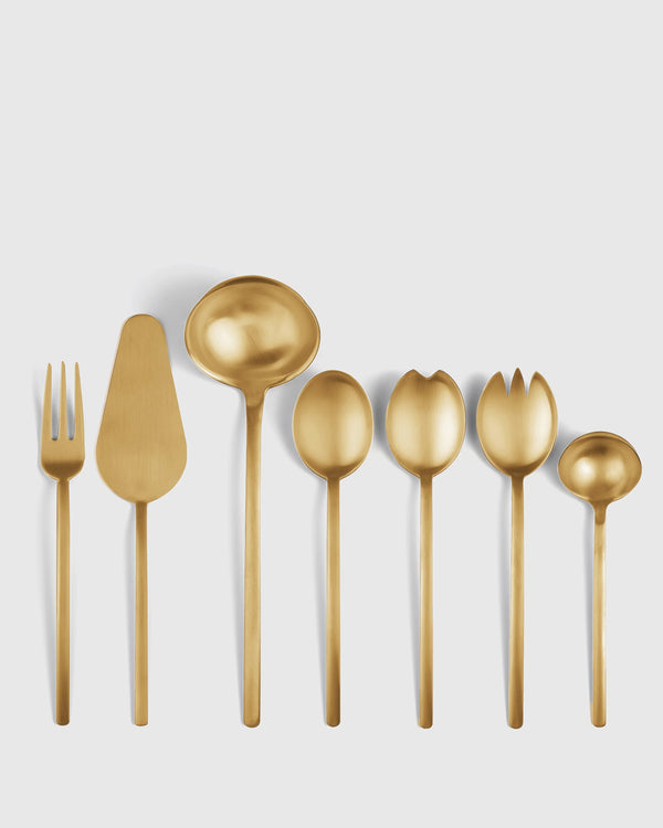 Due 7-Pc Serving Utensil Set by Mepra - One Size / Polished Stainless Steel