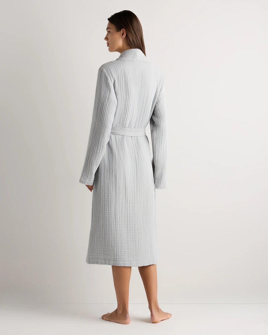 Soft Layered Turkish Cotton Robe - XS / White
