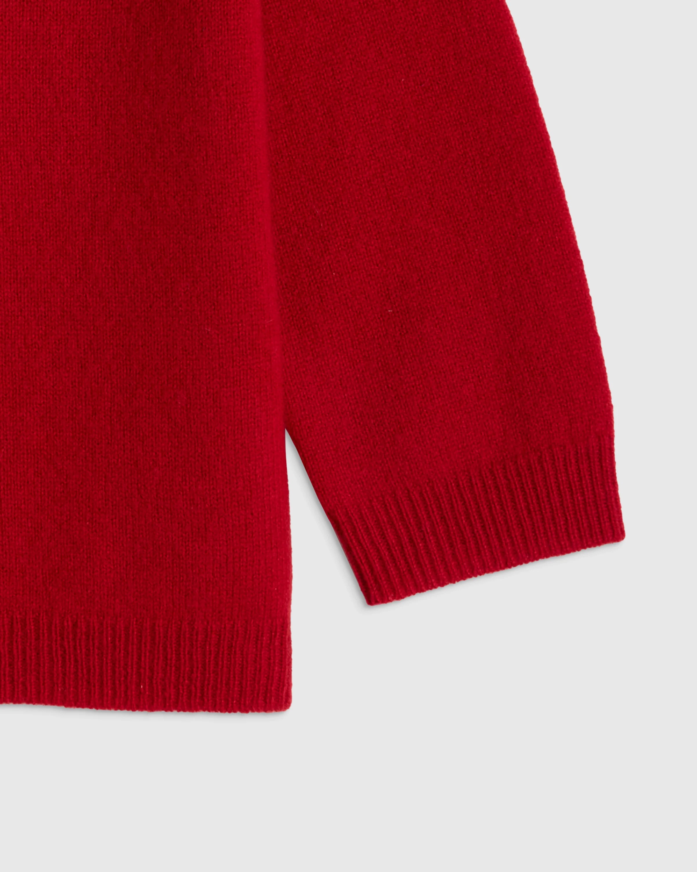 Washable Cashmere Crewneck Sweater - 0-3M / Varsity Red Secondary image
