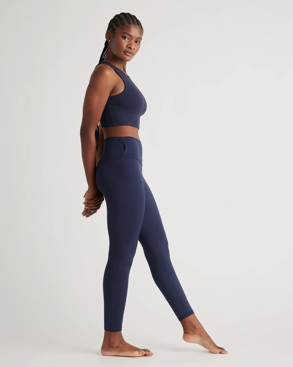 Ultra-Form High-Neck Cropped Tank - XS / Black Camo
