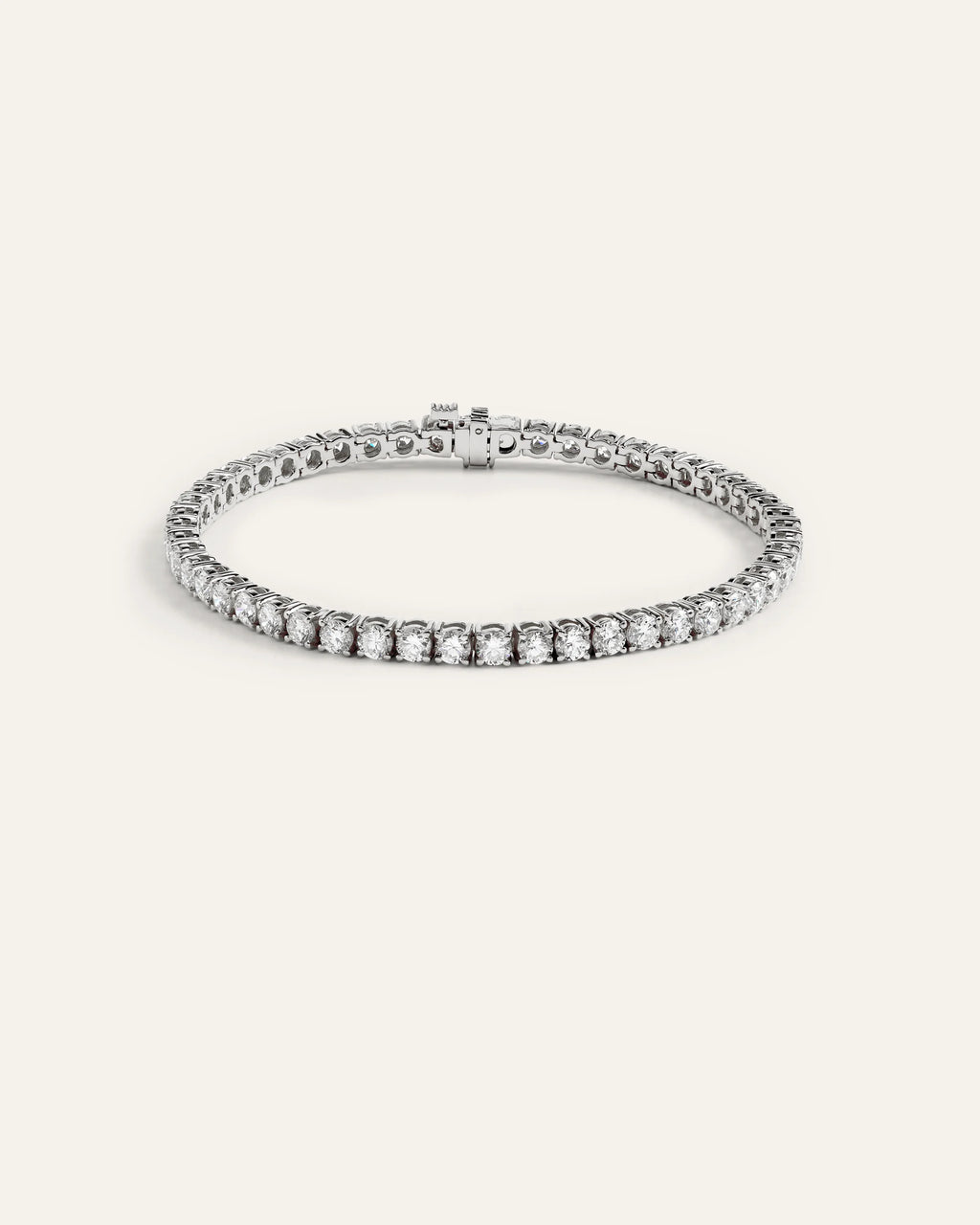 14K Gold Lab Grown Diamond Tennis Bracelet - 7ctw - 6.5" / Yellow Gold