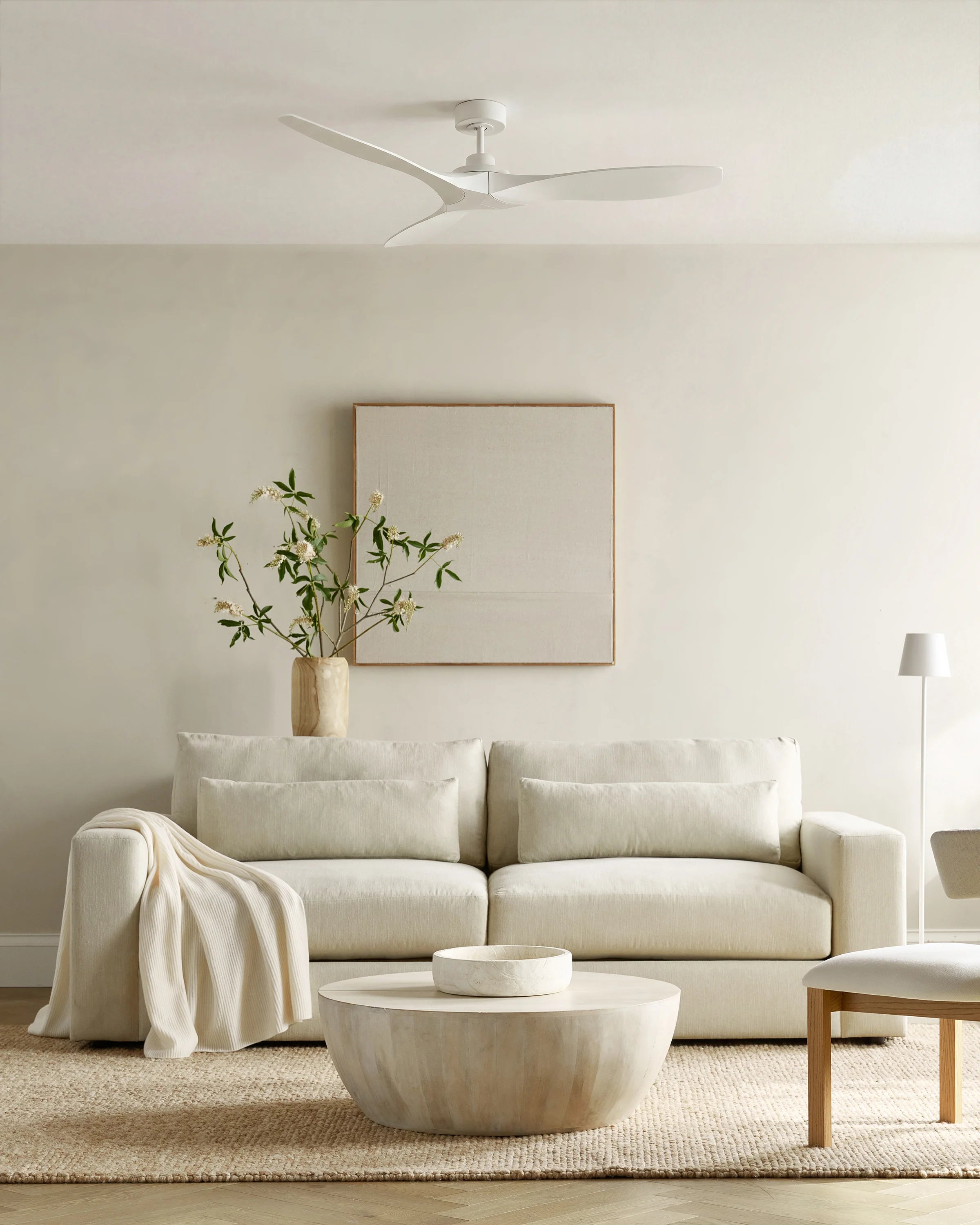 Outdoor Transitional Ceiling Fan - 52" / White Secondary image