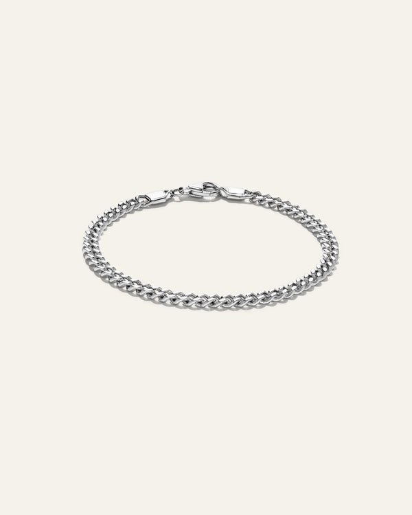 Cuban Curb Chain Bracelet - 7.5" / Gold Vermeil