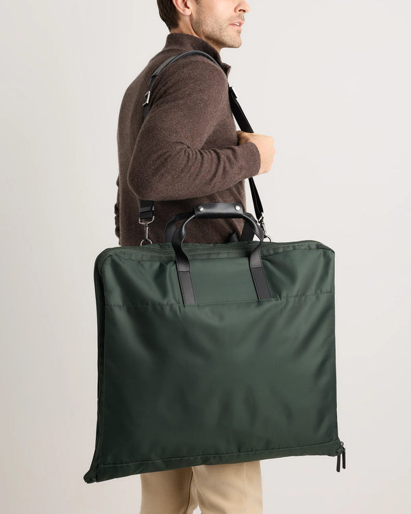 Voyage Nylon Garment Bag - One Size / Dark Green