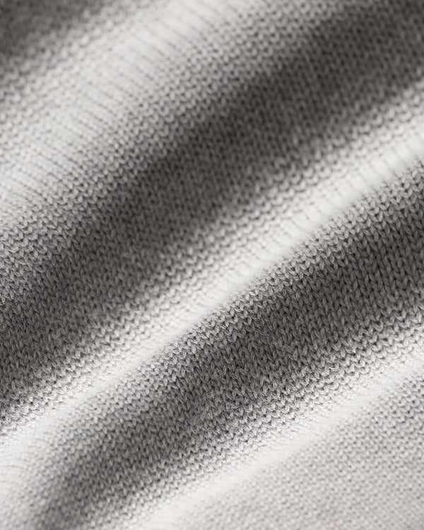 100% Organic Cotton Quarter-Zip Sweater - S / Moonstone Blue