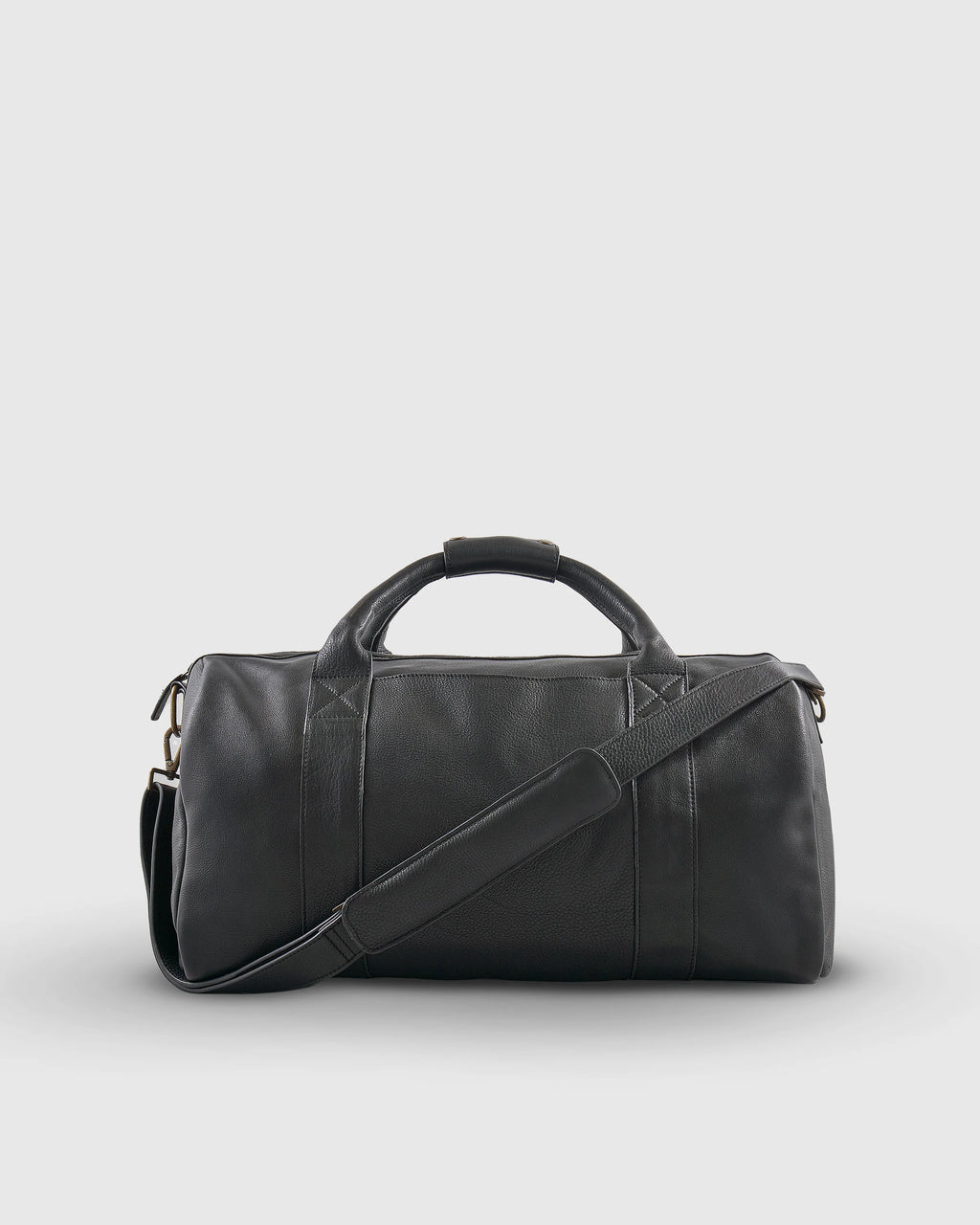 Nappa Leather Duffle Bag - One Size / Dark Brown