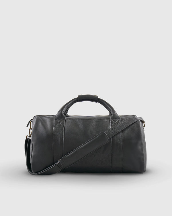 Nappa Leather Duffle Bag - One Size / Dark Brown