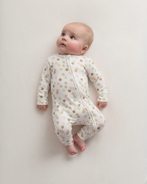 Bamboo One Piece Pajama - 0-3M / Wildflower Dreams