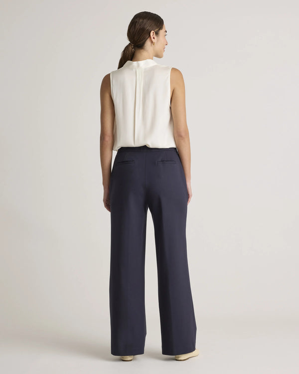 Ultra-Stretch Ponte Trouser - 0 / Navy