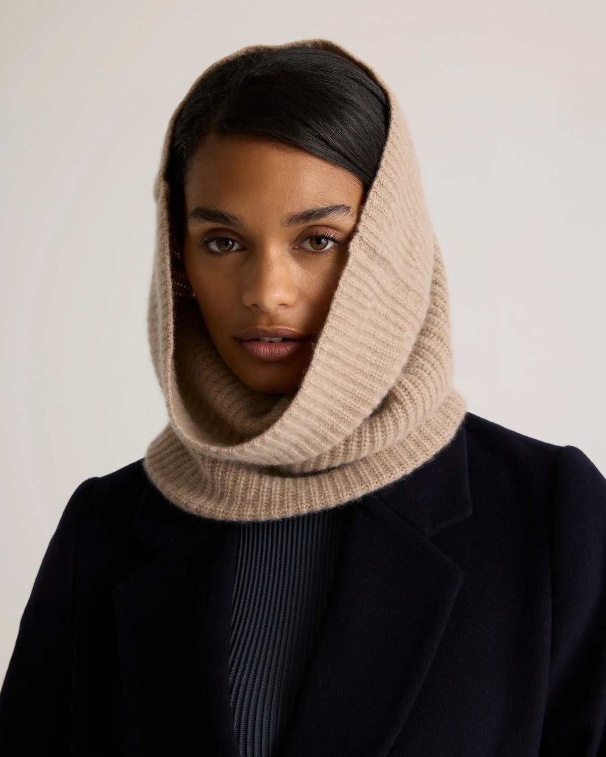 Mongolian Cashmere Snood - One Size / Ivory
