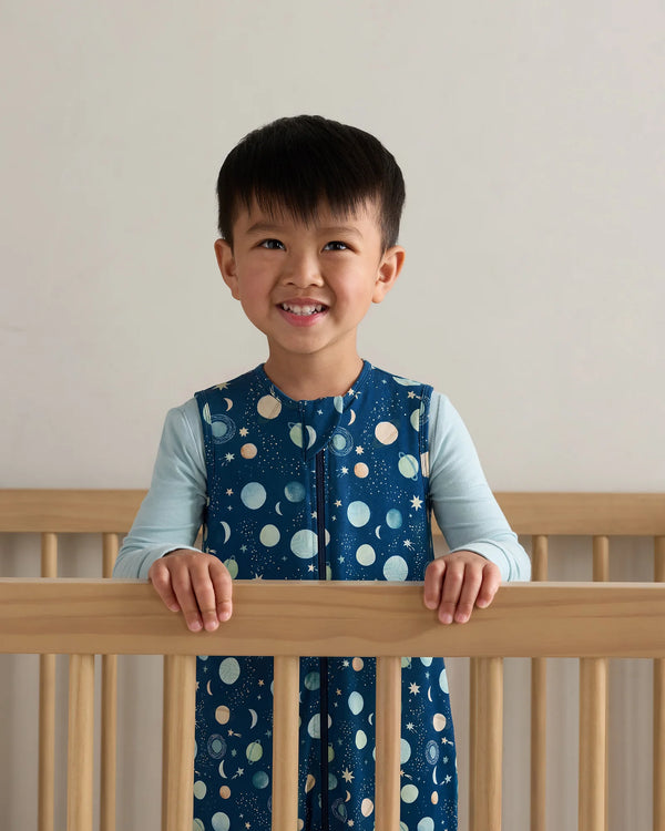 Bamboo Sleep Bag Walker 1.0 TOG - M / Colony Blue