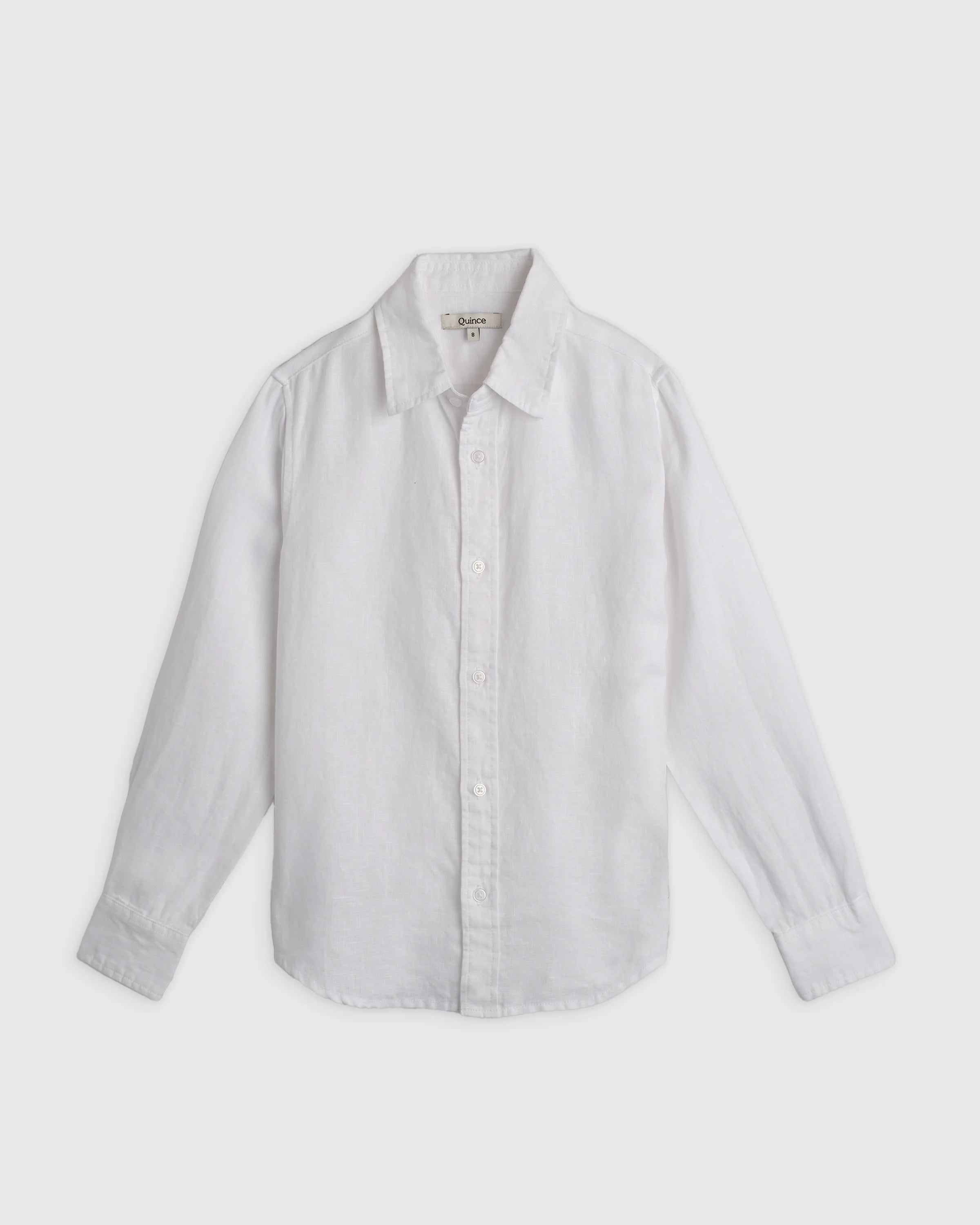 100% European Linen Long Sleeve Shirt - 6 / Sky Blue Mariner Stripe Secondary image