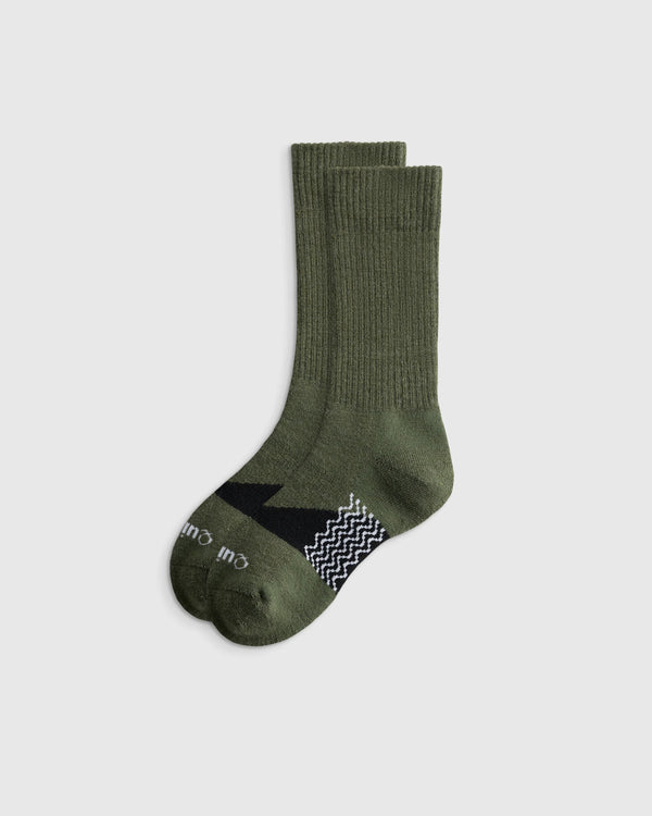 Alpaca Boot Socks (3-Pack) - S / Military Olive