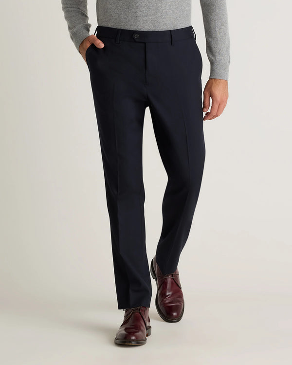 Stretch Wool Dress Pants - Slim - 30X30 / Grey Melange