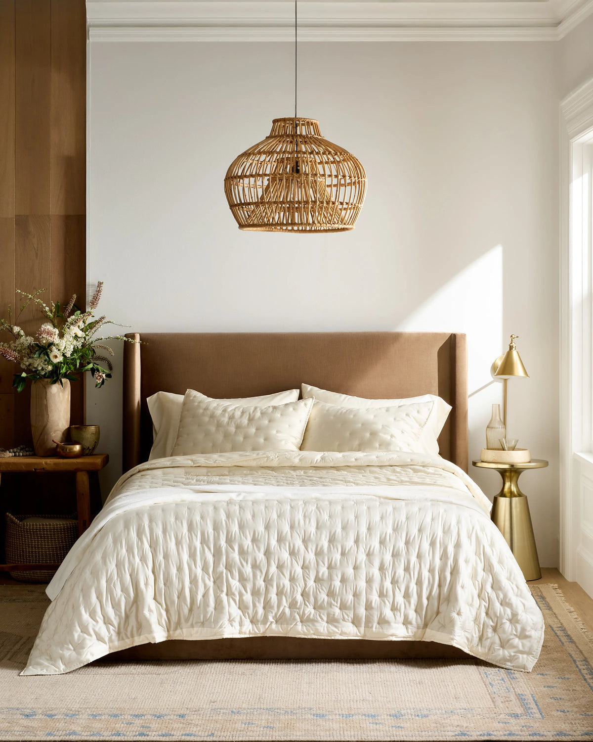 Bamboo Dream Quilted Sham Set - Standard / Sage