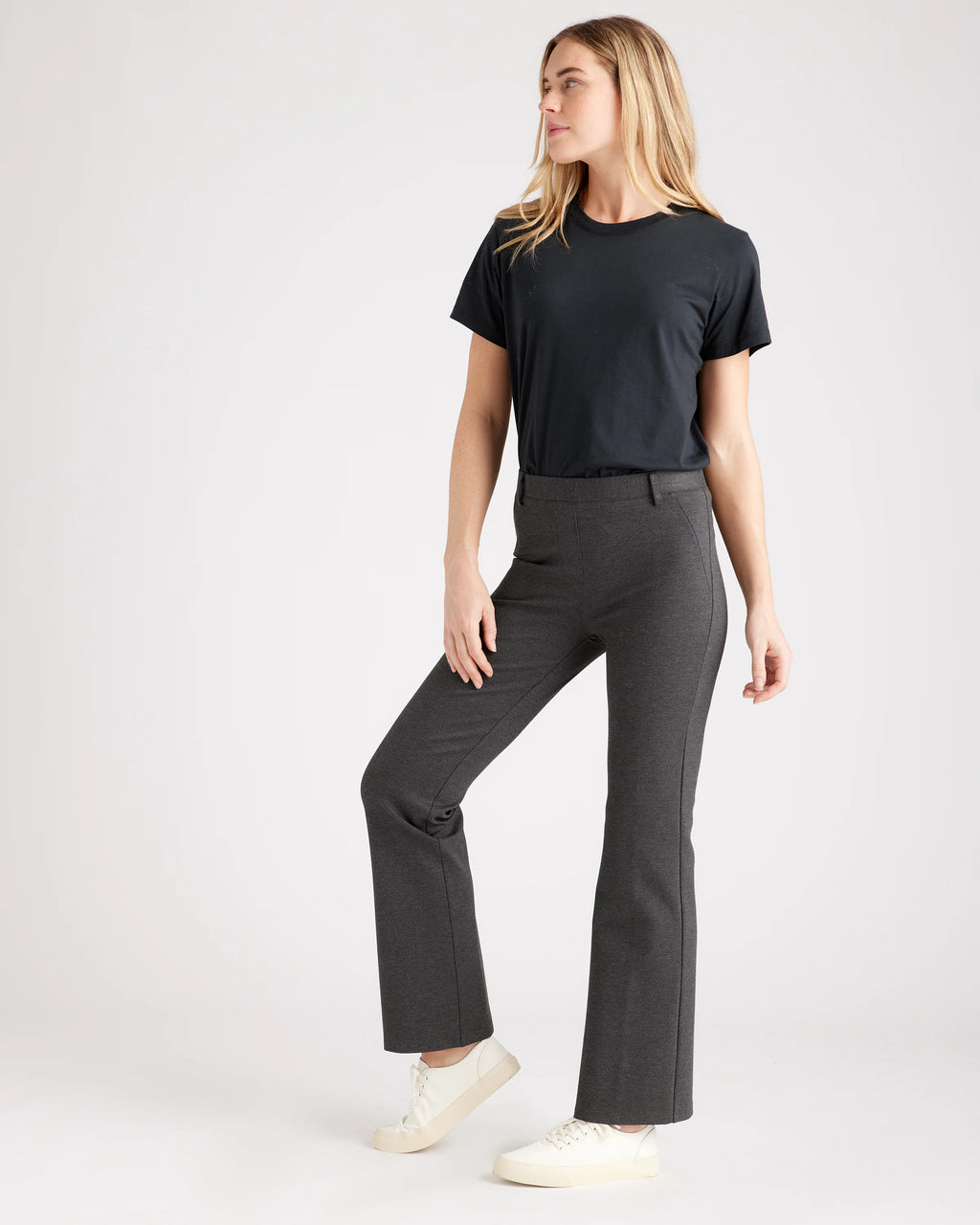 Ultra-Stretch Ponte Bootcut Pants - XS / Roasted Pecan