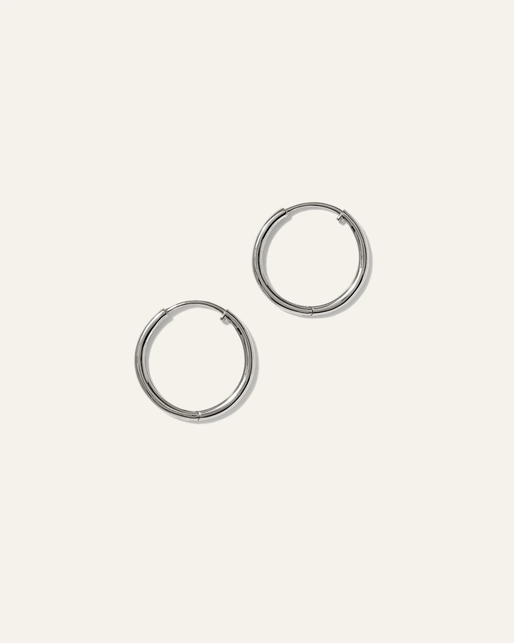 14K Gold Classic Hoops - 12mm / Yellow Gold