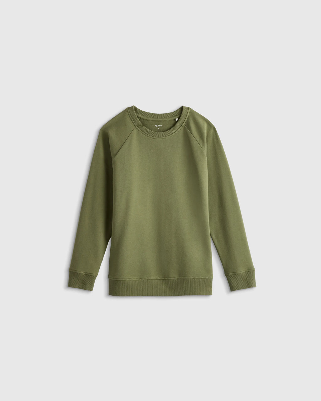 Organic Cotton French Terry Crew Neck Sweatshirt - 2T / Heart Graphic