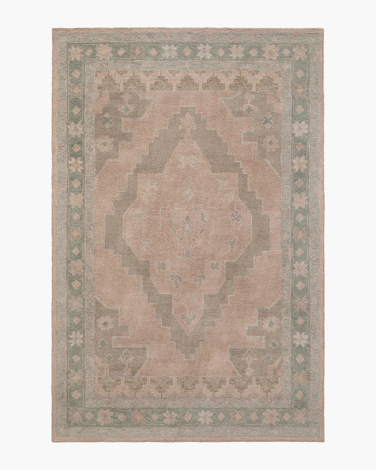 Ami Wool Rug - 5' x 8' / Soft Blush Main image
