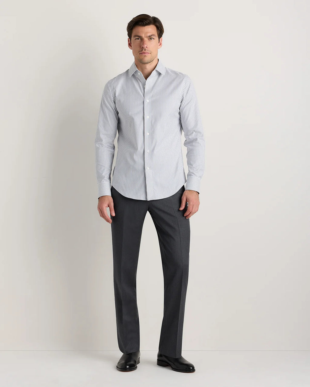 Organic Cotton Oxford Non-Iron Dress Shirt - S / Pale Blue