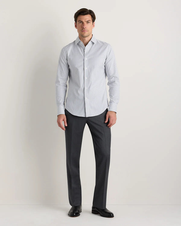 Organic Cotton Oxford Non-Iron Dress Shirt - S / Pale Blue
