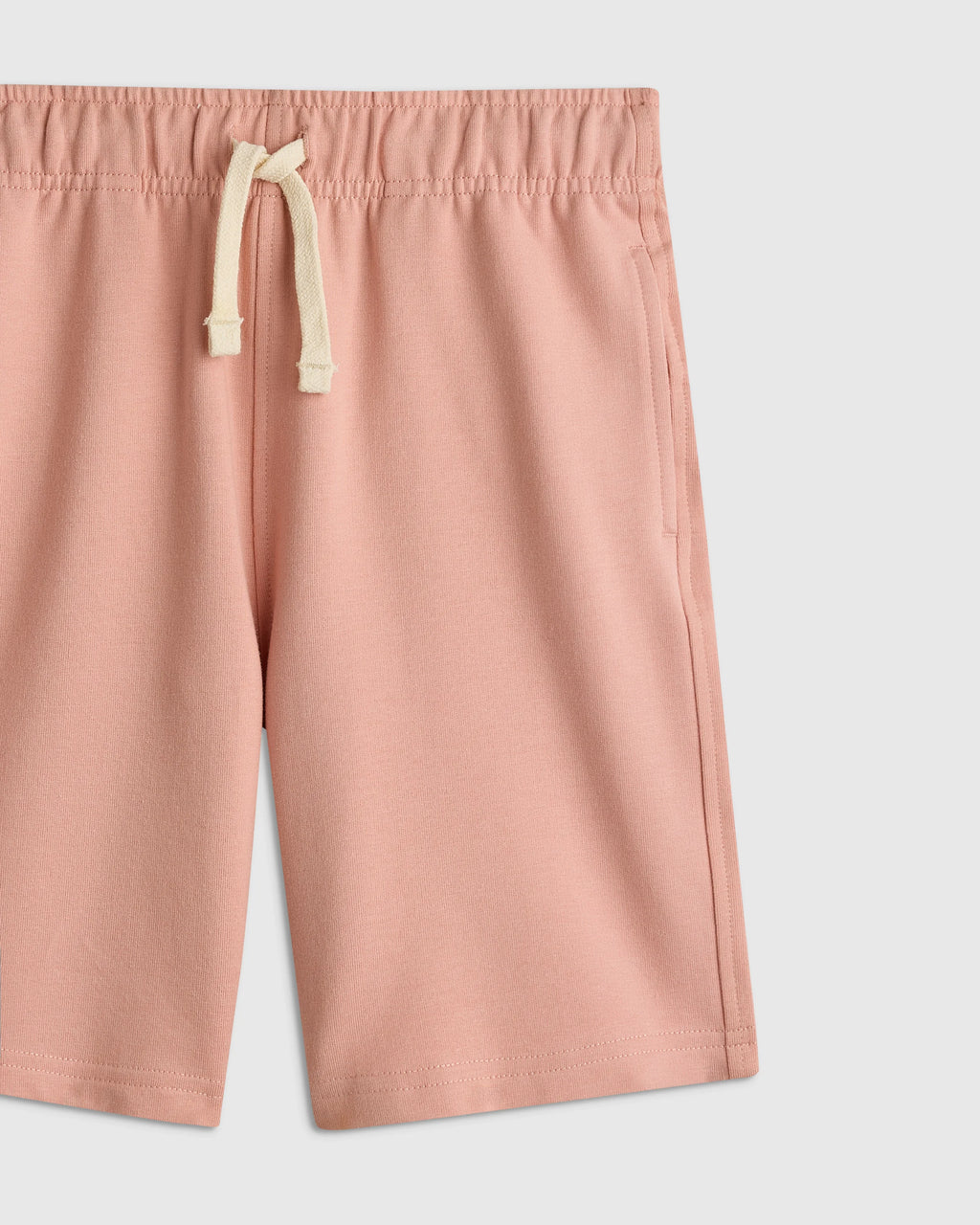 Organic Cotton French Terry Short - 6 / Heather Grey