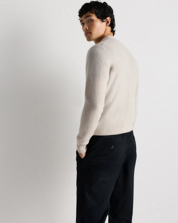 Mongolian Cashmere Polo Sweater - S / True Navy