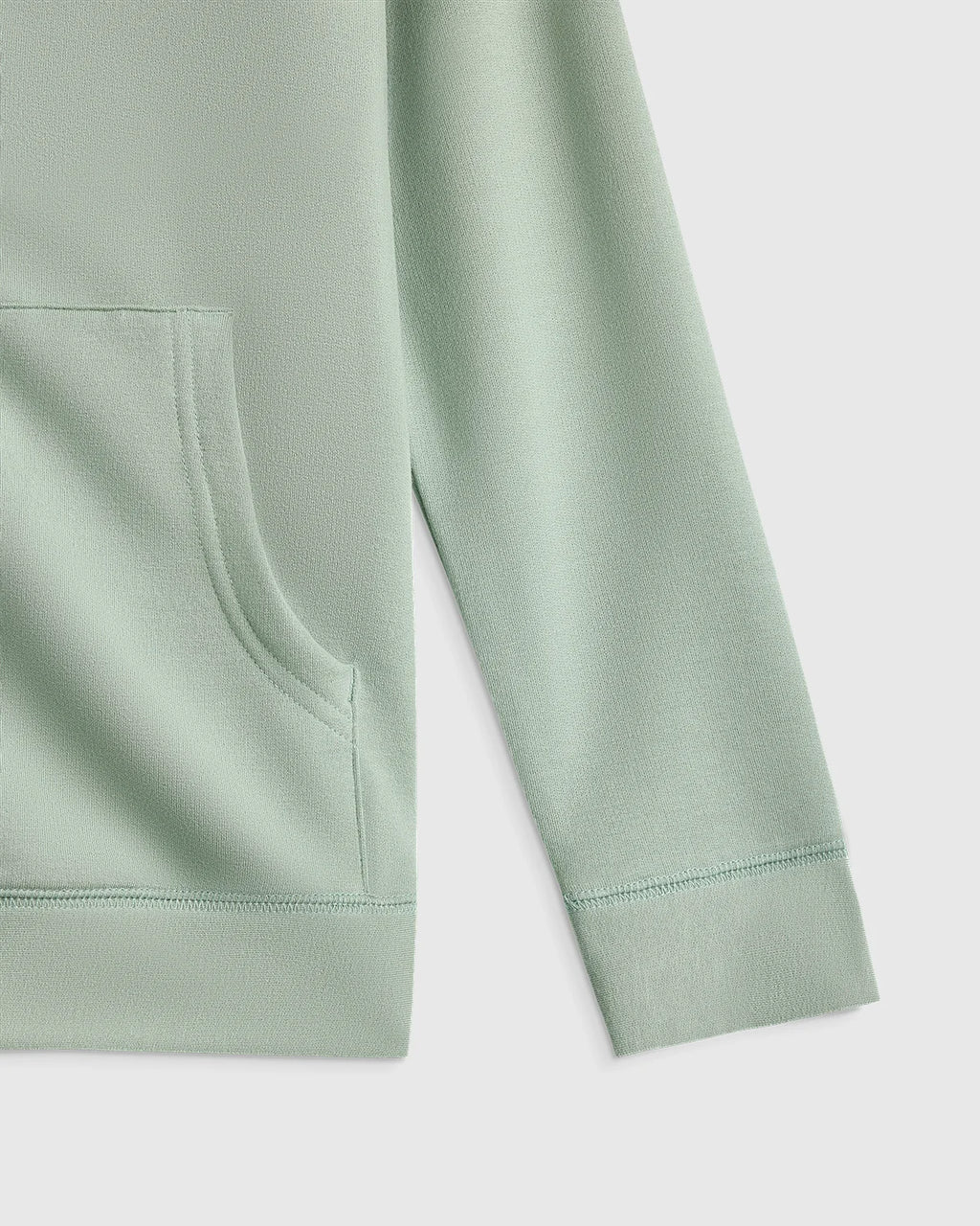 SuperSoft Fleece Zip Up Hoodie - 2T / Soft Sage