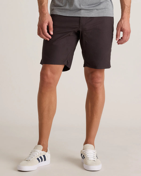 Organic Stretch Ripstop Shorts - 10" - S / Morel Grey
