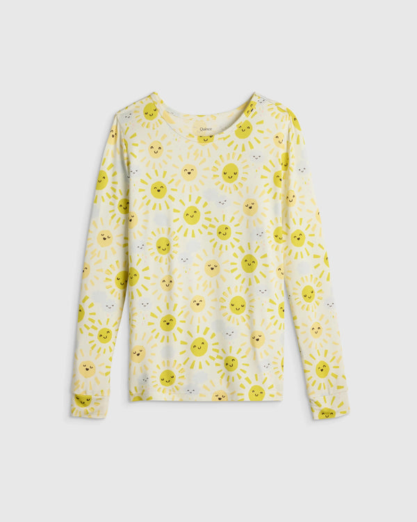 Bamboo Long Sleeve and Pant Pajama Set - 6 / Wildflower Dreams