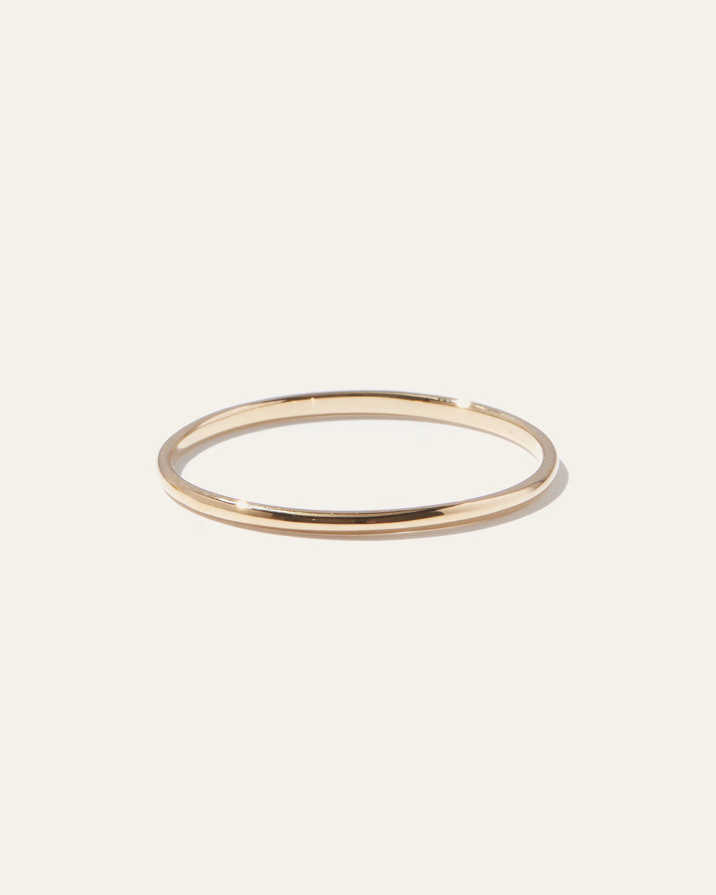 14K Gold Stacker Ring - 4 / Yellow Gold