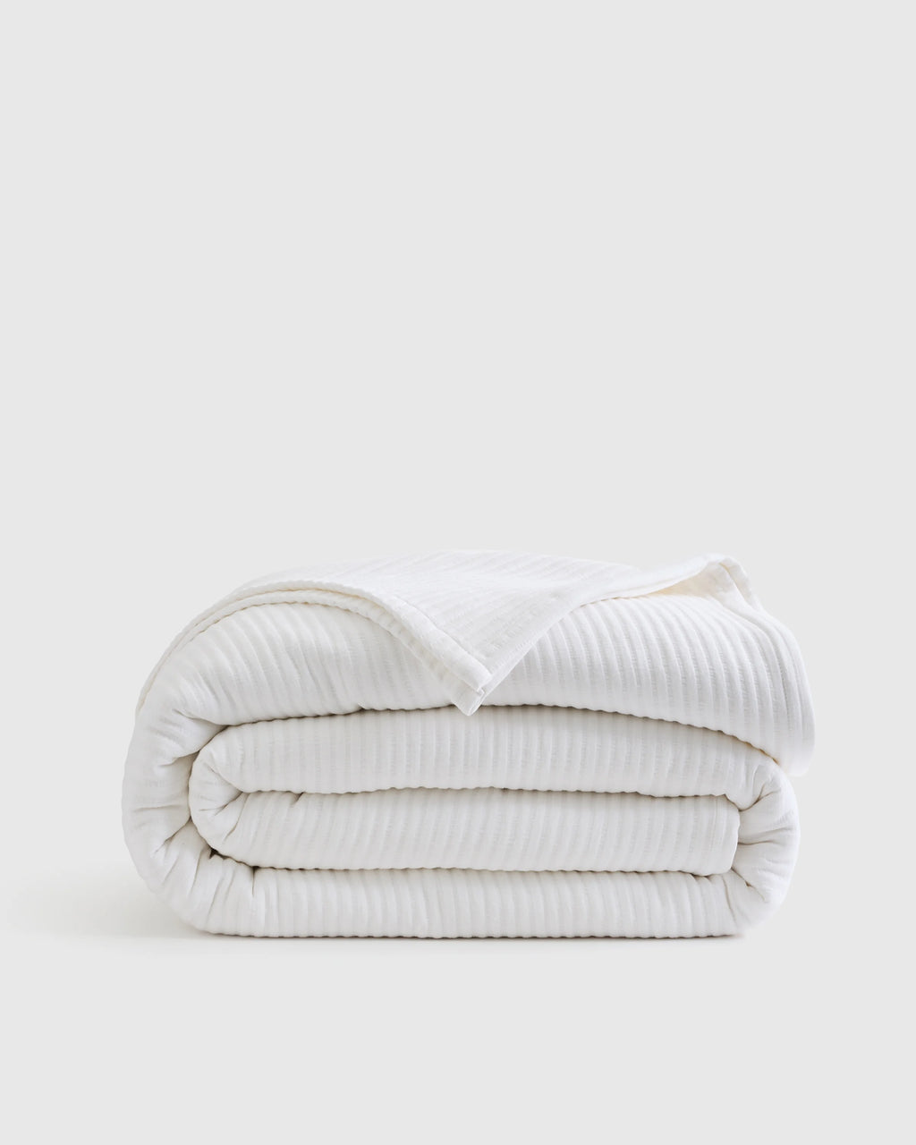 Organic Cotton Matelasse Coverlet - Twin / Dried Sage