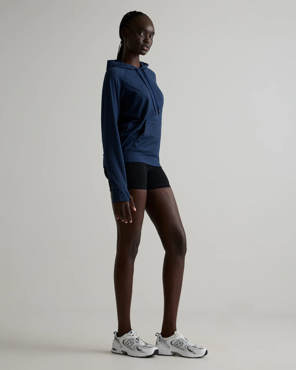 Flowknit Pullover Hoodie - XS / Heather Navy