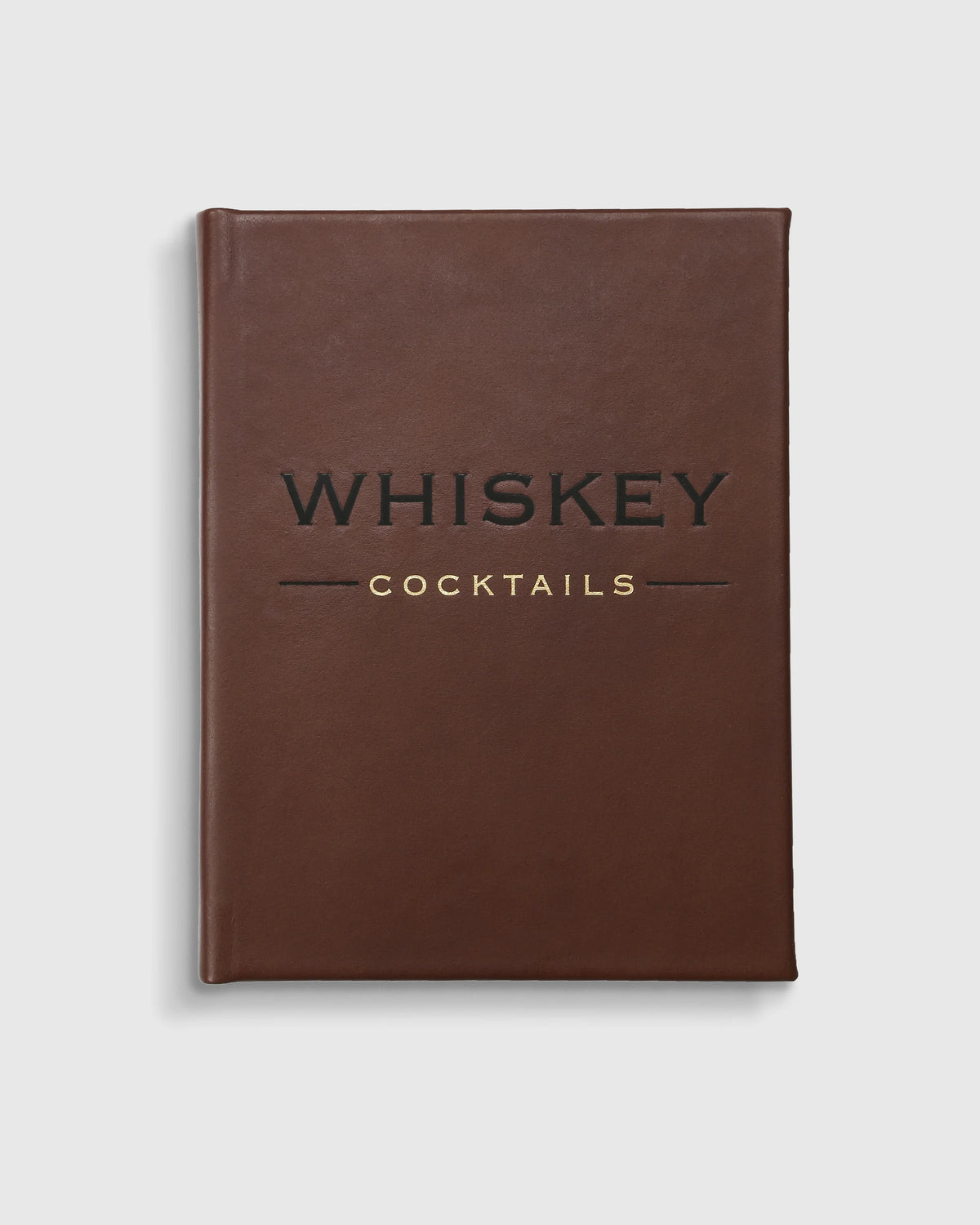 Whiskey Cocktails Leather Bound Book - One Size / No Color Main image