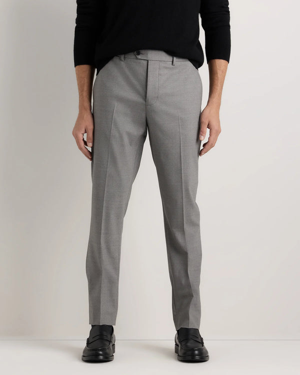 Stretch Wool Dress Pants - Slim - 30X30 / Grey Melange