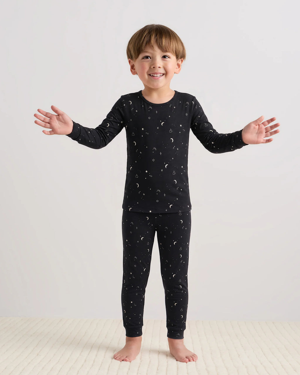 Bamboo Long Sleeve and Pant Pajama Set - 2T / Wildflower Dreams