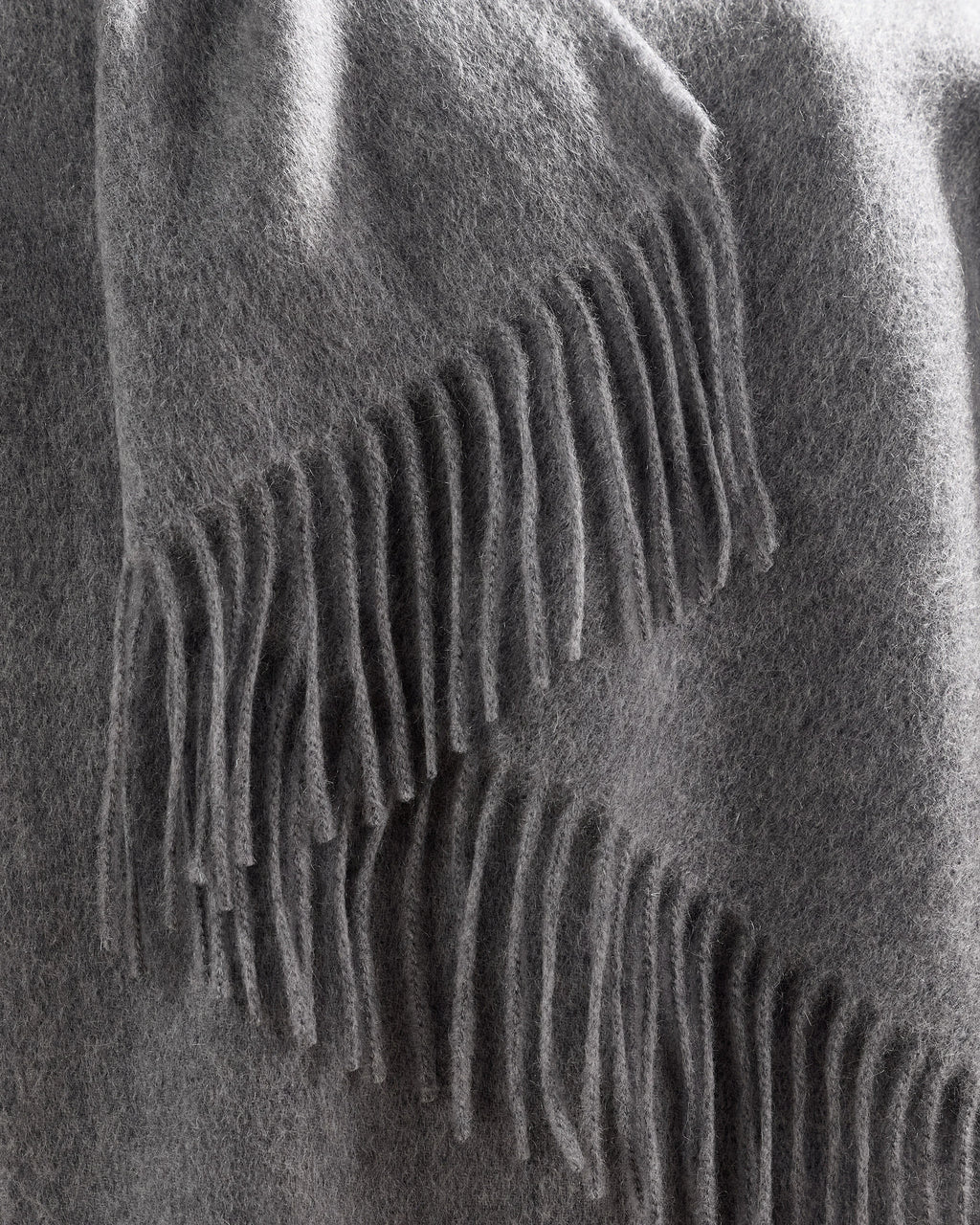 Mongolian Cashmere Throw - 50x60 / Heather Grey