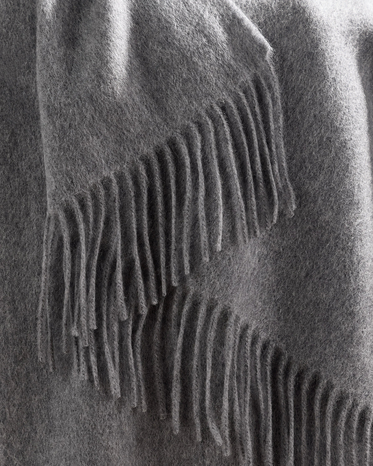 Mongolian Cashmere Throw - 50x60 / Heather Grey