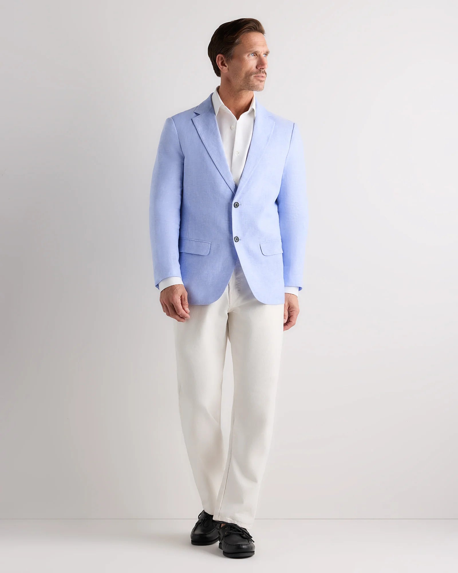 100% European Linen Blazer - XS / French Blue Secondary image