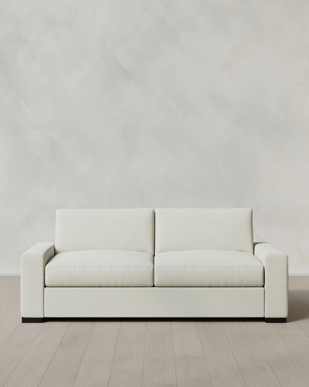 Stillman Sleeper Sofa in Performance Basketweave - Queen / Flax