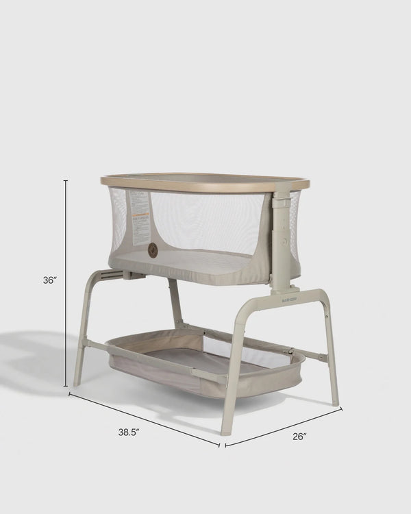 Iora Bedside Bassinet by Maxi-Cosi - One Size / Classic Oat